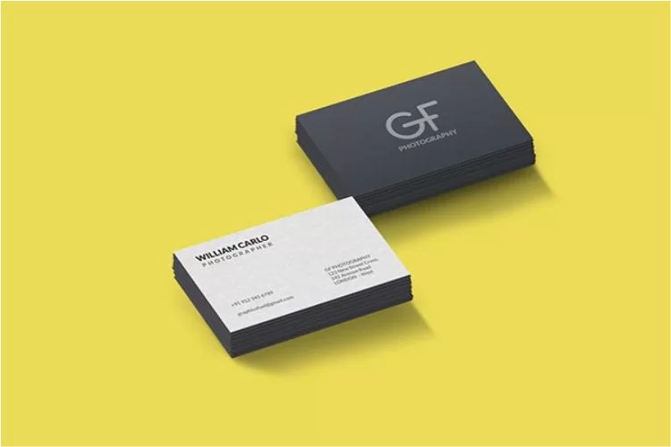 Modelo de cartão de visita PSD