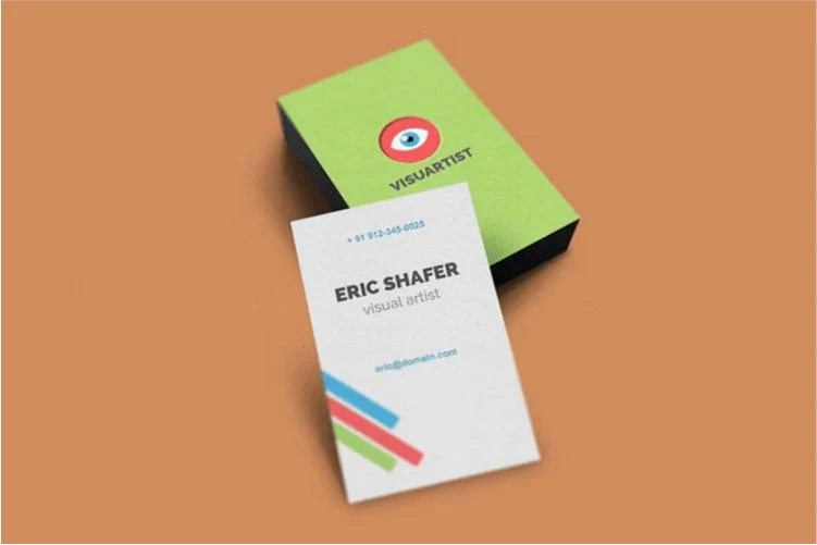 Modelo de cartão de visita elegante