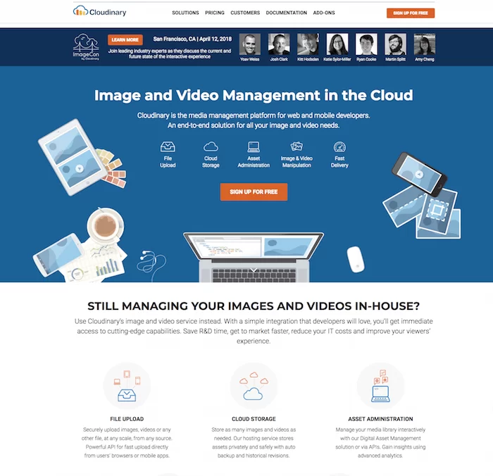 Armazenamento Gratuito Cloudinary