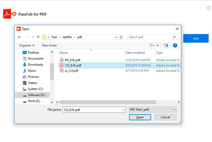 مزيل كلمة مرور pdf المجاني عبر الإنترنت من PassFab
