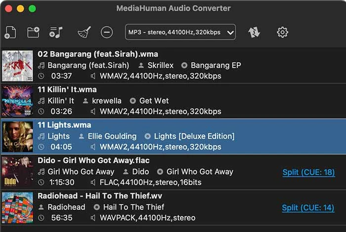 MediaHuman Audio Converter konwerter mp4 na mp3 online