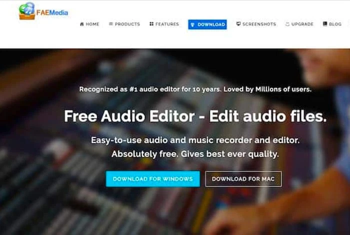 Faemedia konwertuje mp4 na mp3