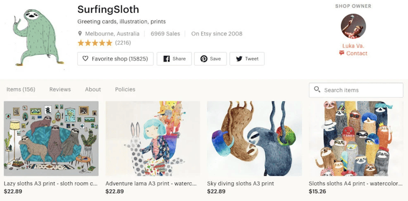 screenshot-surfing-sloth-product-page
