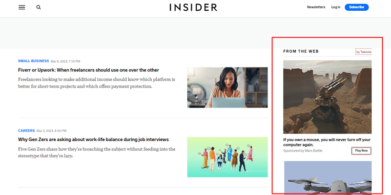 tangkapan layar-bisnis-orang dalam-blog-halaman