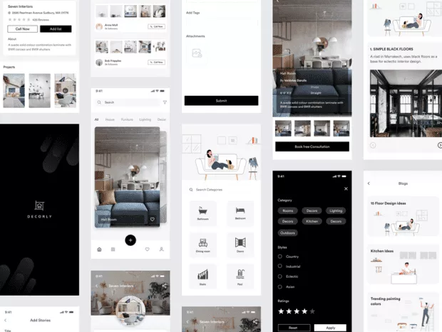 приложение для дизайна интерьера с расширенными функциями
