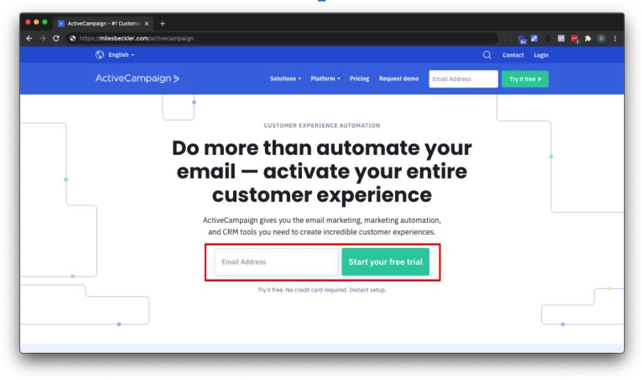 Daftar Untuk Uji Coba Gratis