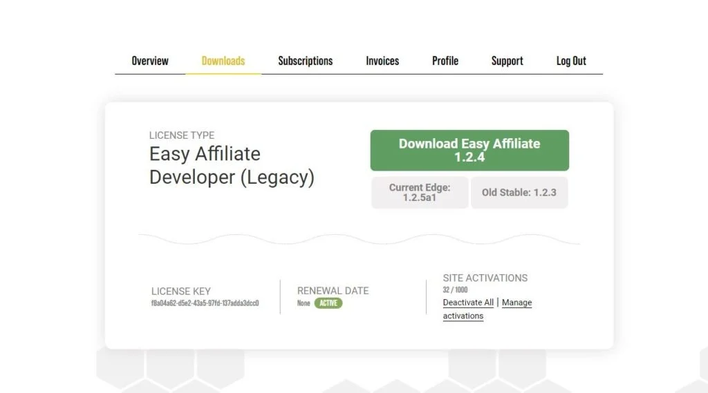 スクリーンショット-6 |簡単アフィリエイト Easy affiliate licence key for running affiliate progams