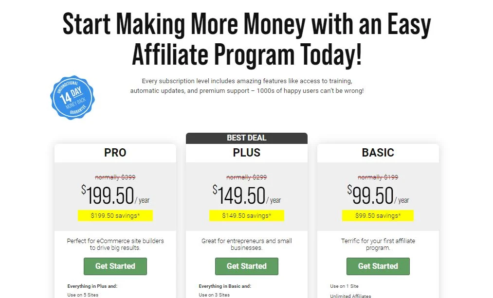 スクリーンショット-1 |簡単アフィリエイト Easy Affiliate for affiliate programs