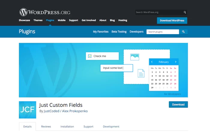 Solo campos personalizados