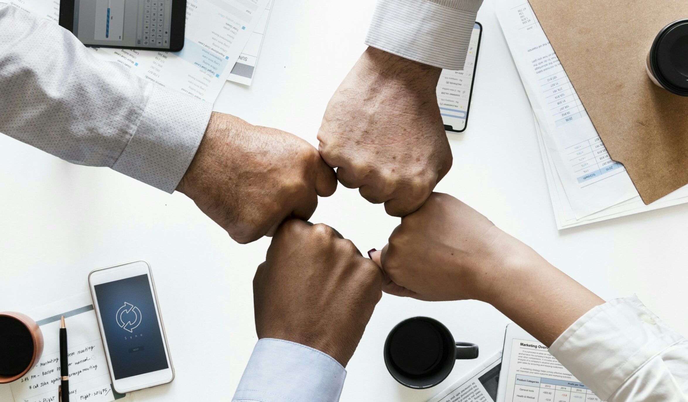 lavoro di squadra, cooperazione, affari