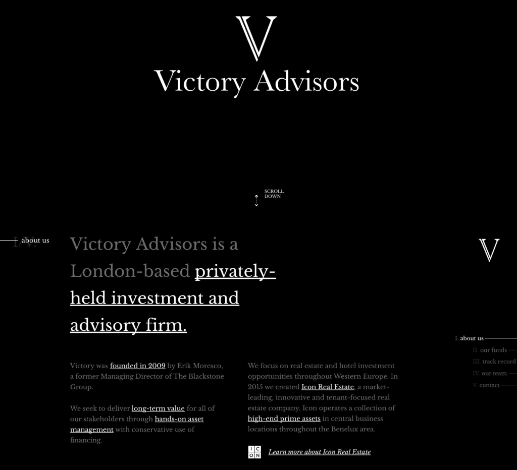 esempio di landing page finanziaria