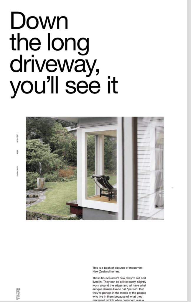 pagina di destinazione del libro del tavolino da caffè