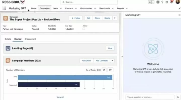 Salesforce マーケティング GPT