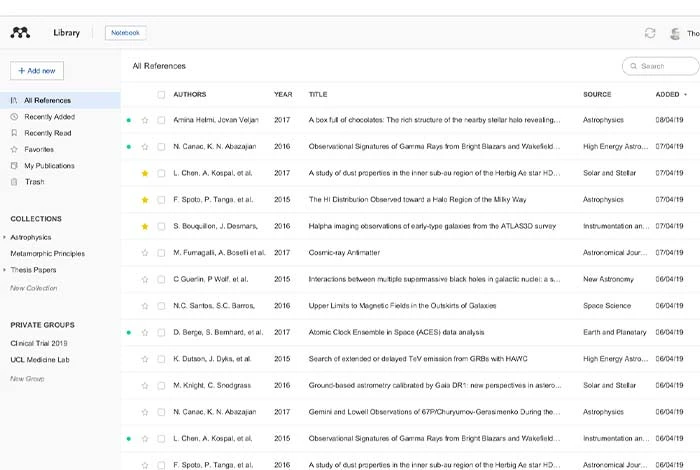 Referansı yönetmek için araçlar