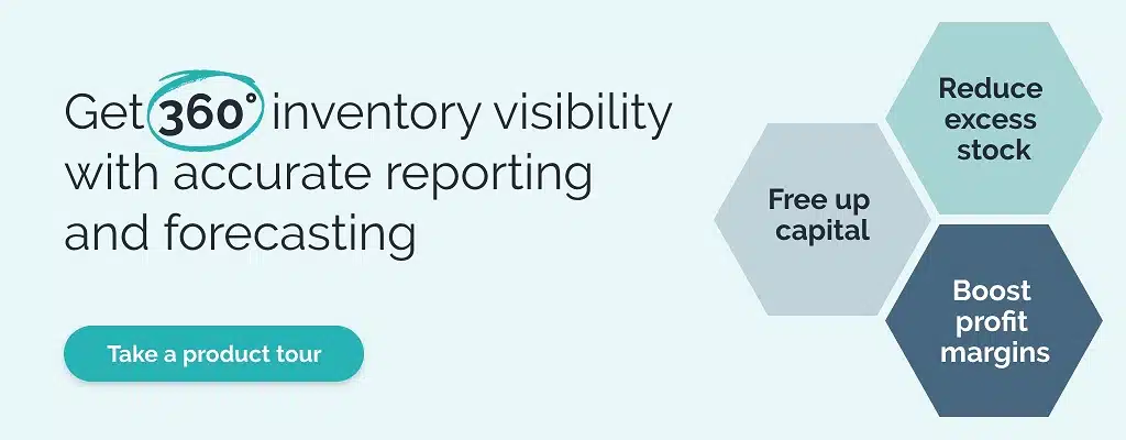 Bannière de visibilité de l'inventaire