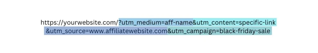 UTM parameters example