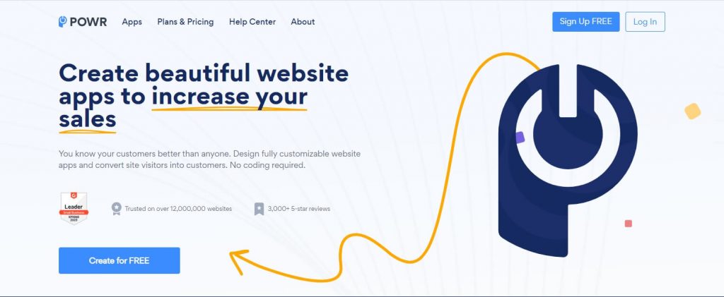 kotak tag alternatif powr.io