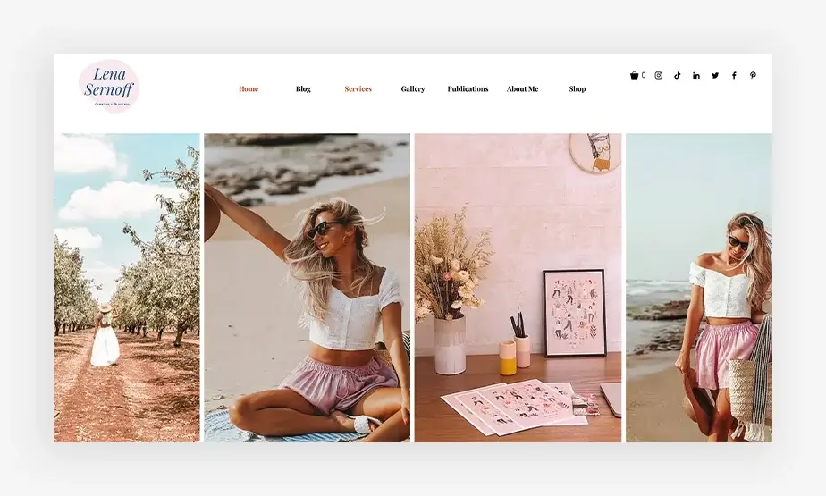 pribadi-situs-contoh-wix