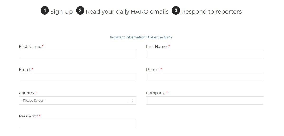 создание учетной записи ХАРО
