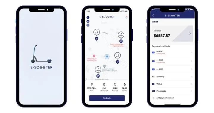 E-スクーター共有アプリの開発