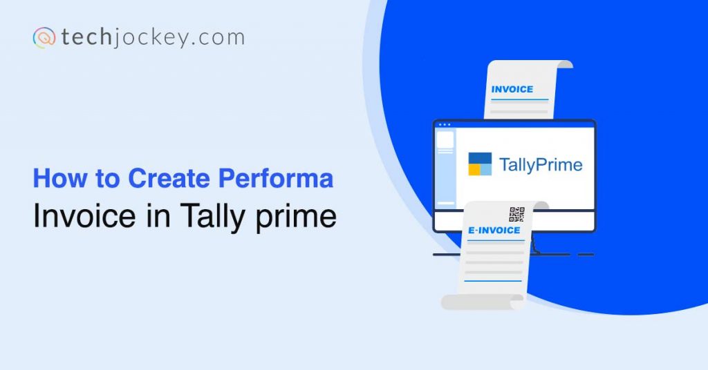 Facture Performa dans Tally Prime