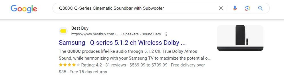 Пример расширенного фрагмента