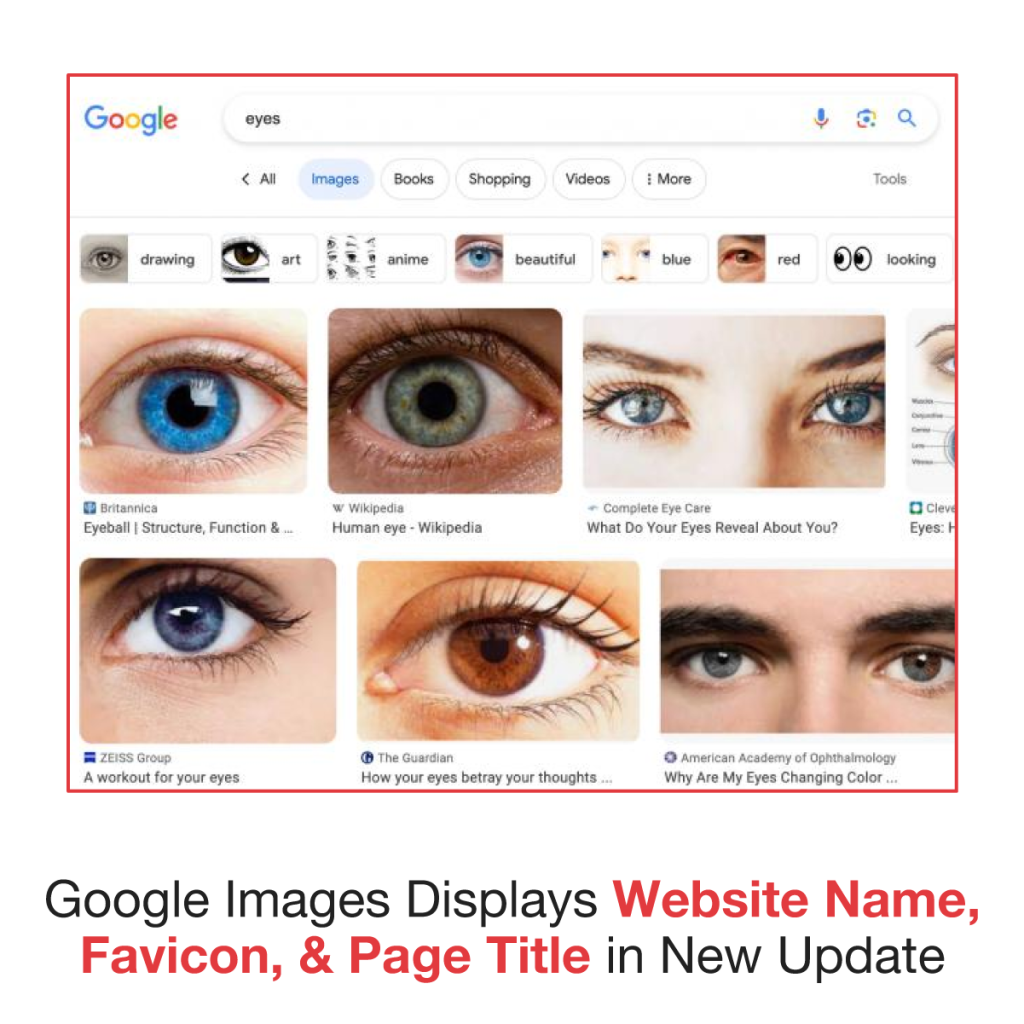 exibição de imagens do Google