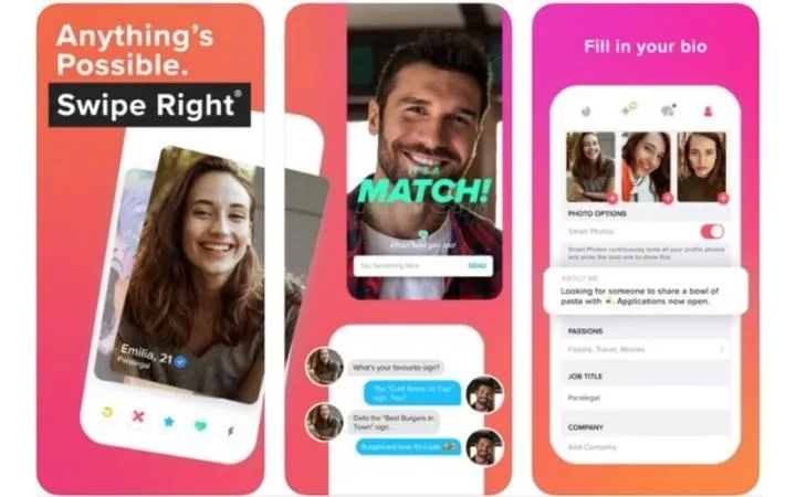 Tinderモバイルアプリの概要
