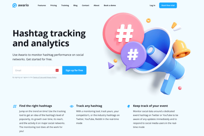 Awario, ein Tool, um Ihren besten Hashtag zu finden