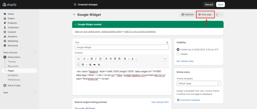 Adăugarea de recenzii Google la Shopify