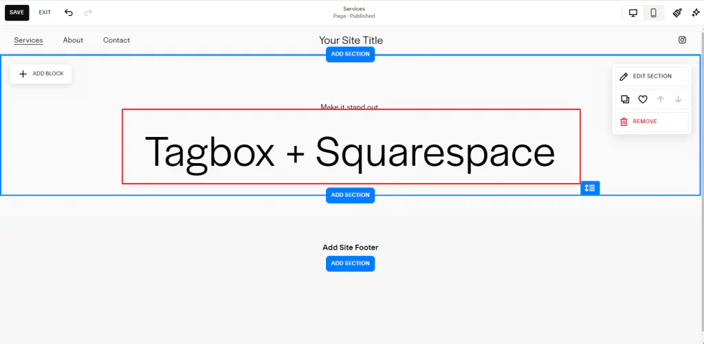 Încorporarea recenziilor Google pe Squarespace