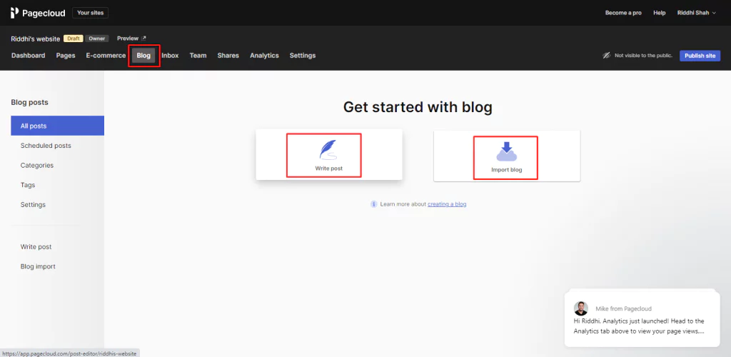 Adăugarea de recenzii Google pe Page Cloud