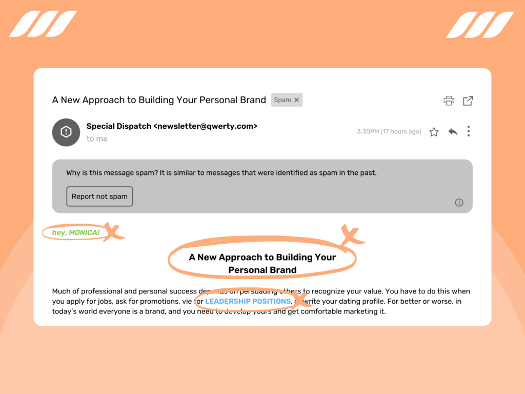 كيفية تجنب عوامل تصفية البريد الإلكتروني العشوائي: النص المنسق في رسائل البريد الإلكتروني