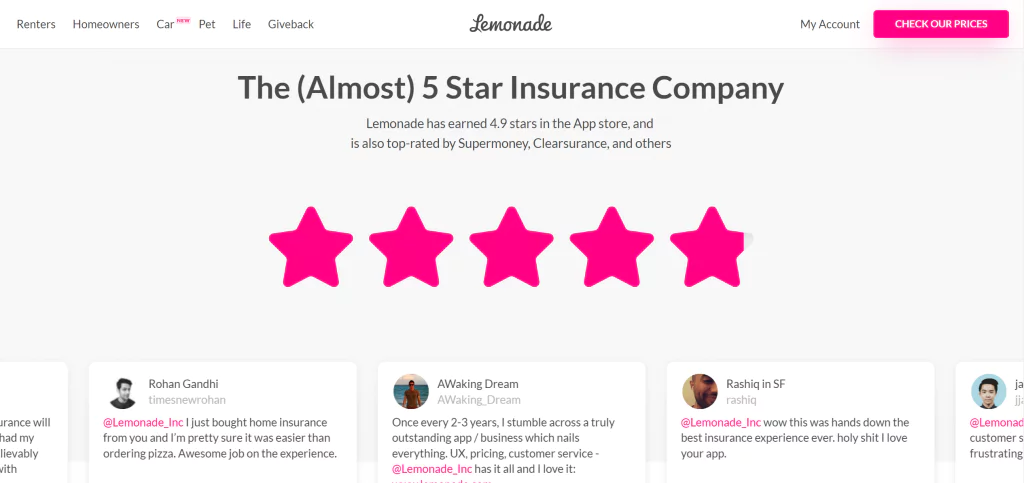 Twitter 社交證明範例