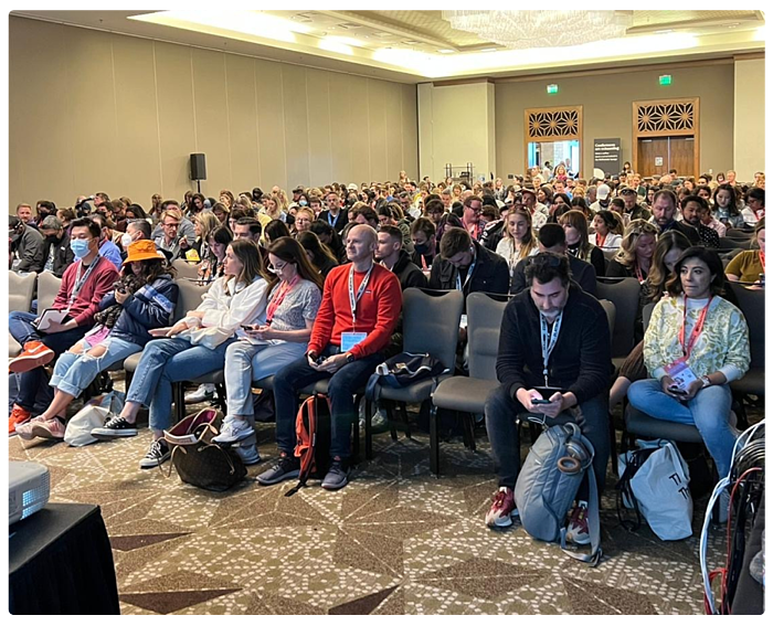 sxsw2022 salle comble à "TikTok a-t-il gagné la guerre des créateurs ?"
