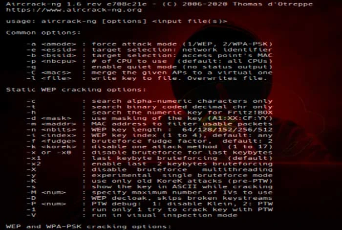 Aircrack ist eines der besten Tools zum Knacken von Passwörtern
