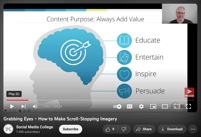 ejemplo de video de formato largo