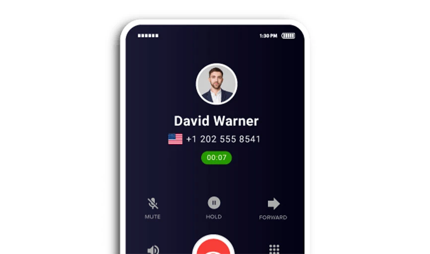 CallHippo-Mobilansicht