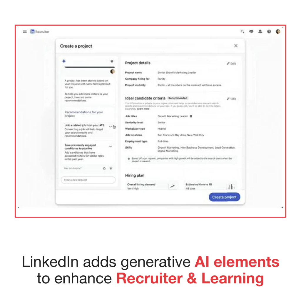 LinkedIn fügt generative hinzu