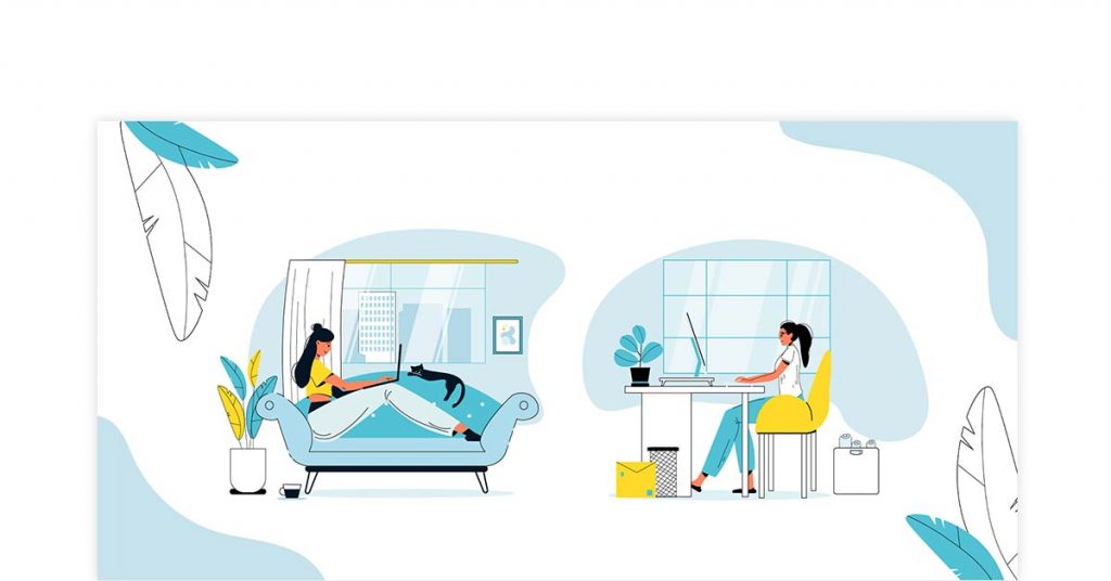 modello di ufficio ibrido