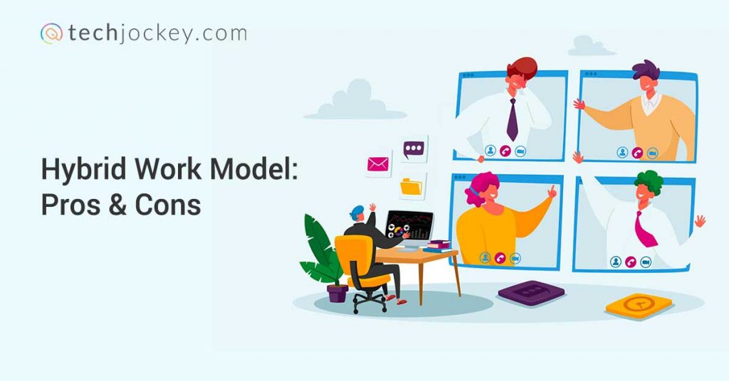 Modello di posto di lavoro ibrido