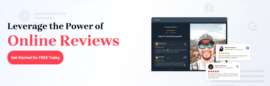 recensioni di Google e recensioni di Facebook