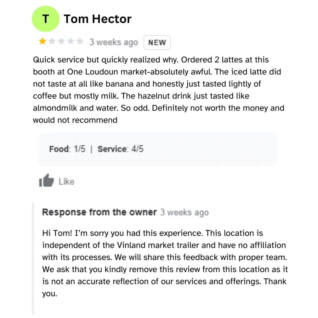 Umgang mit negativen Bewertungen