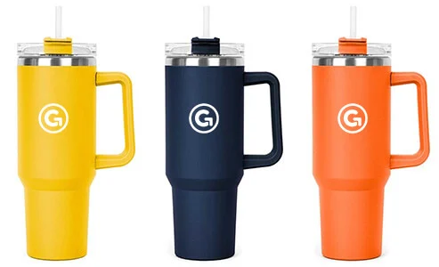 Бегемот-Кружка-Соломенная Крышка-Поворотная Застежка