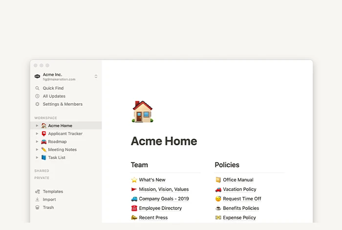 노션 대시보드 이미지