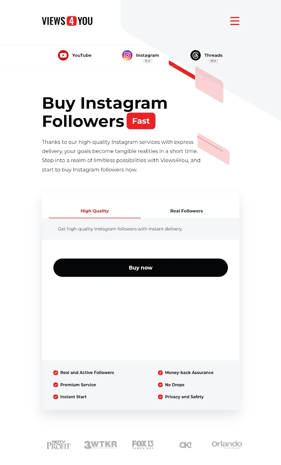 Aumenta tus seguidores de Instagram con Views4You.