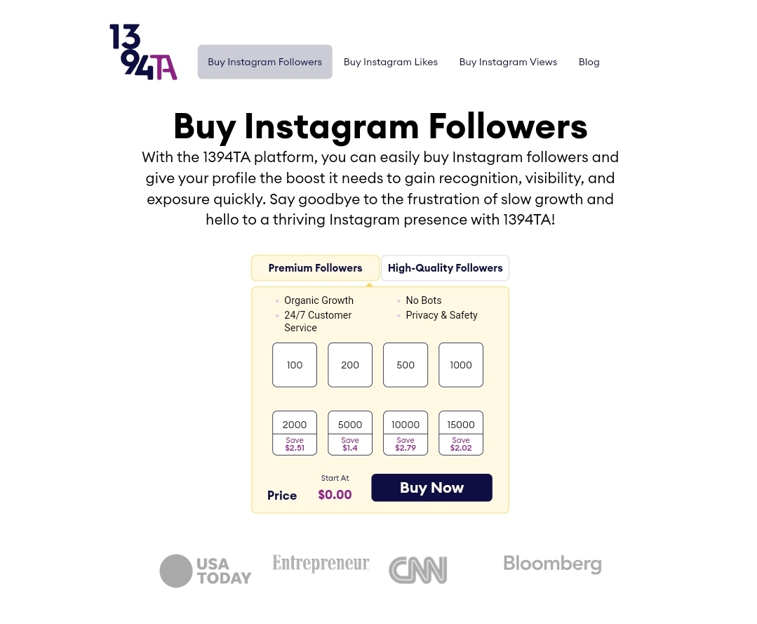 Haga crecer su presencia en Instagram con 1394TA.