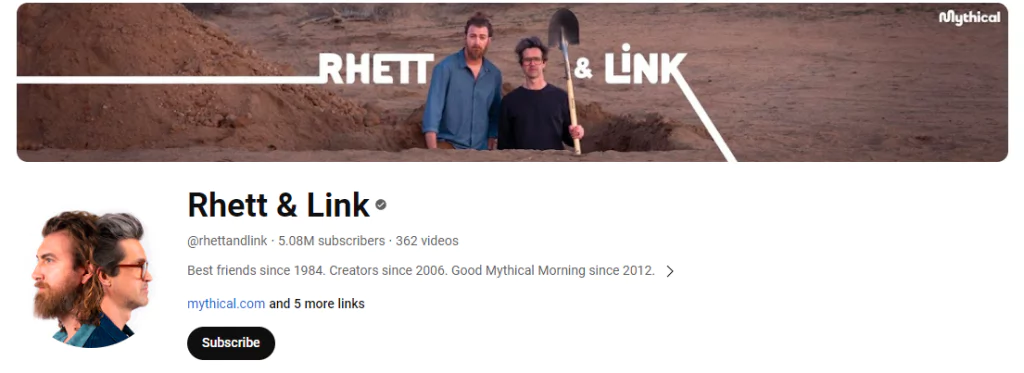 Rhett & Link ผู้มีอิทธิพลของ YouTube