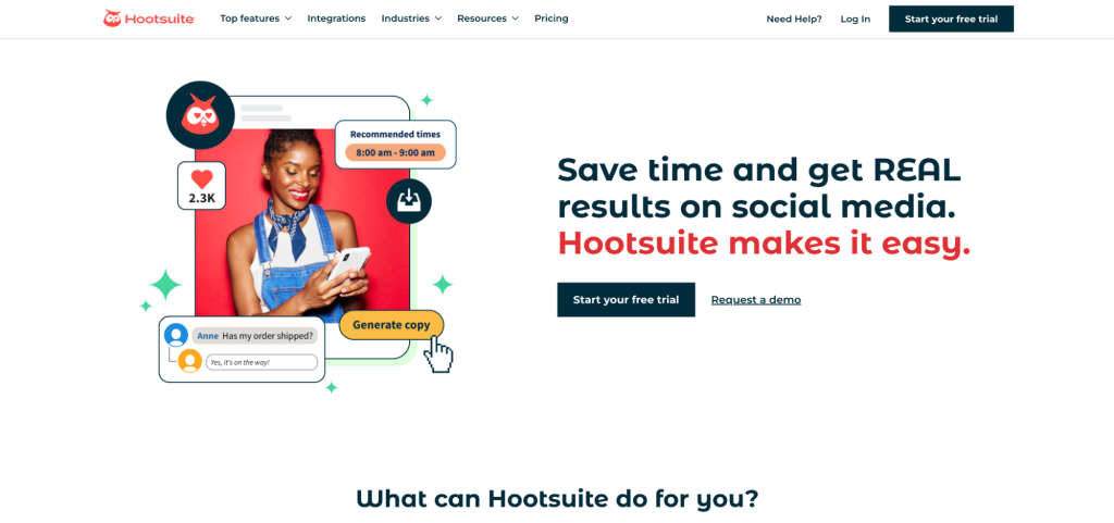 hoosuite 광고