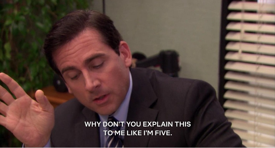 내가 다섯살인 것처럼 나한테 이걸 설명해주는 게 어때?